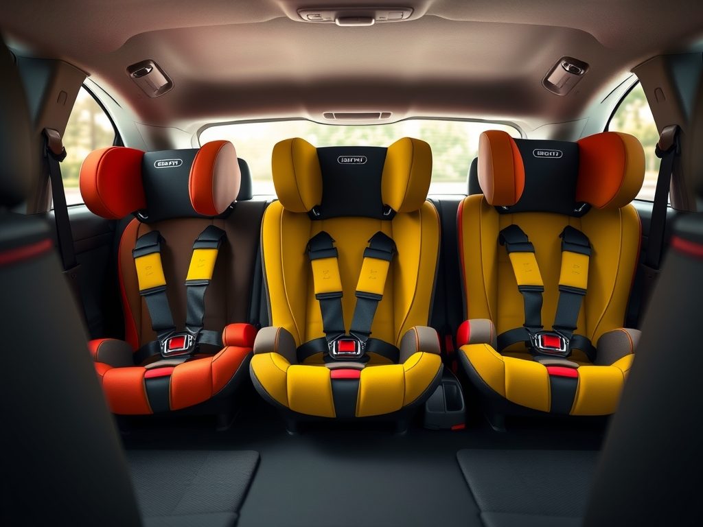 Trzy foteliki na tylnej kanapie: pasy, ISOFIX i szerokość auta – co musisz sprawdzić przed montażem